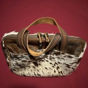 STS Ranchwear Cowhide Collection small tote bag. Genuine leather and cowhide.